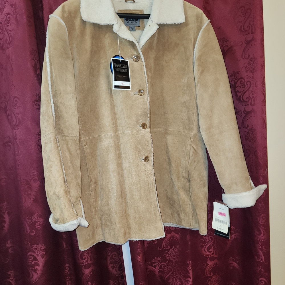 JCPenney Women's Tan Teddy Jacket